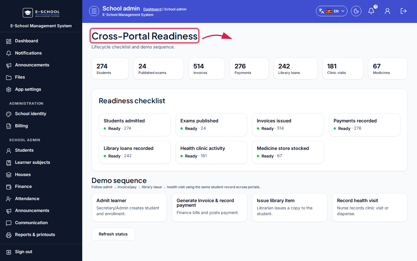Cross-Portal Readiness step 5 desktop