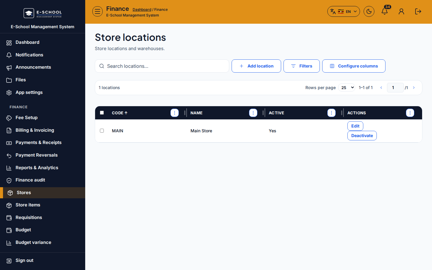 Store locations desktop
